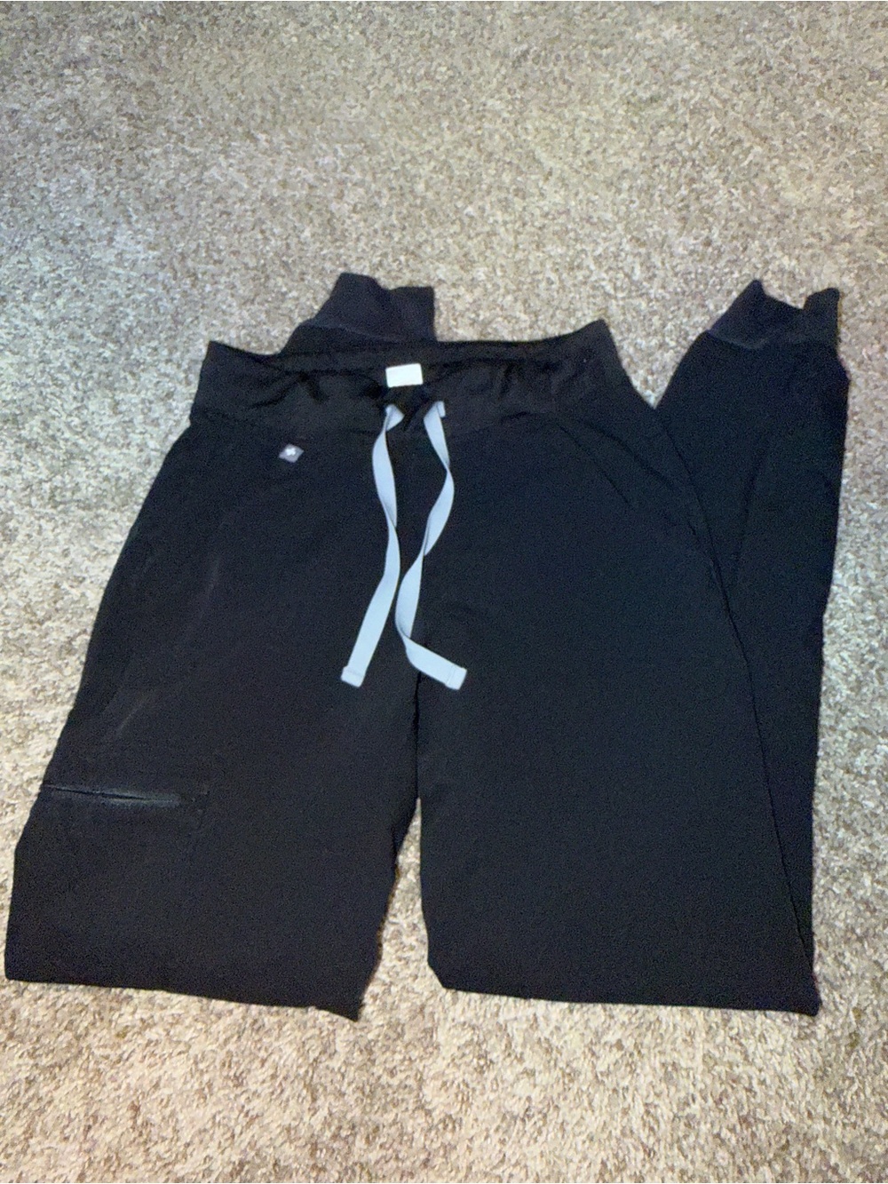 Figs women’s black Zamora jogger scrub pants xxs/tall